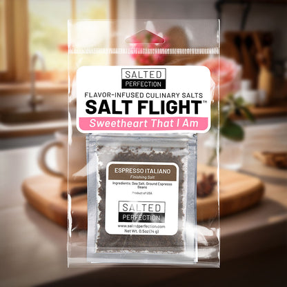 Salt Flight in a romantic kitchen setting